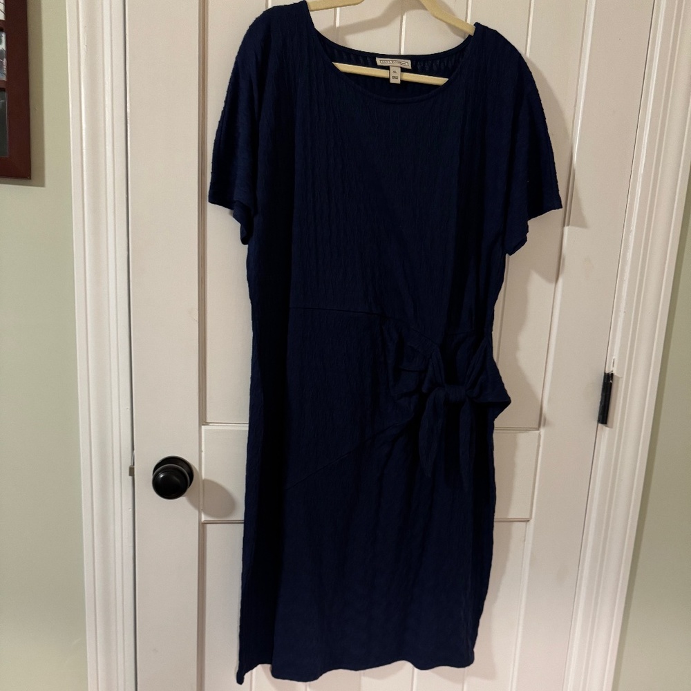 Dana Buchman Dress, Size XL Navy